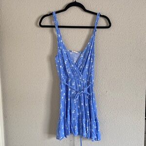 Altar'd State Blue Floral Top